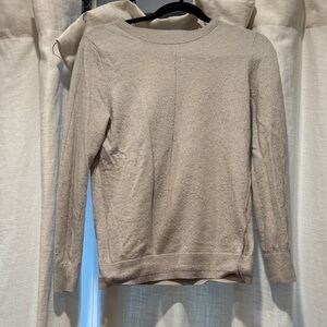 Banana Republic Cashmere Oatmeal Sweater